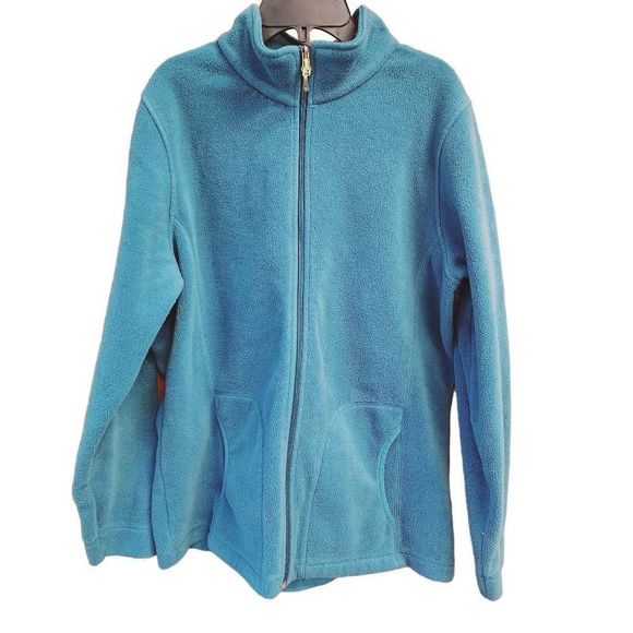 Woolrich Jackets & Blazers - Woolrich Women Full Zip Long Sleeve Sweater Jacket Blue Large